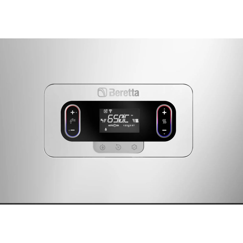 Centrală termică pe gaz în condensare Beretta MYNUTE EVO X 35 C, încălzire + ACM, 35 kW, kit de evacuare inclus