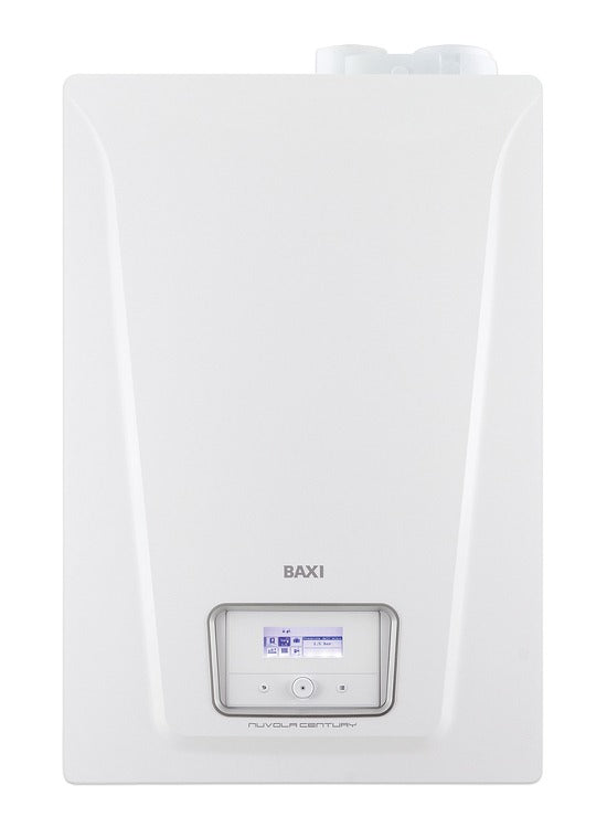 Centrala termica pe gaz in condensatie BAXI Nuvola Century 24, boiler 45L incorporat, kit evacuare inclus