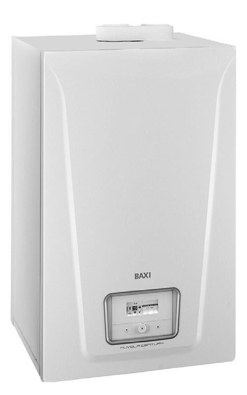 Centrala termica pe gaz in condensatie BAXI Nuvola Century 24, boiler 45L incorporat, kit evacuare inclus