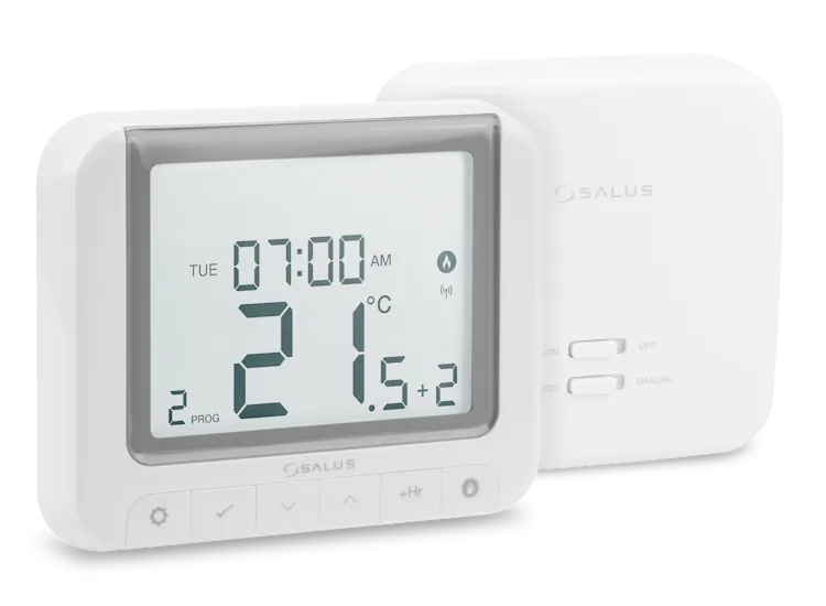 Termostat de ambient programabil wireless SALUS RT520RF, OpenTherm, cu receptor inclus